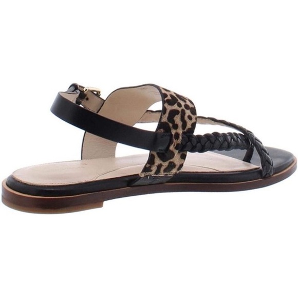 COLE HAAN NWOT Anica Braided Leather Thong - Picture 2 of 8